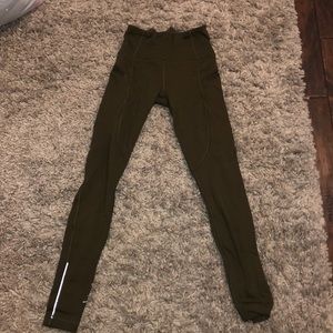 Camo green leggings